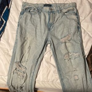 33x32 Bleached Ripped Jeans